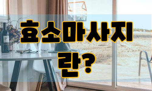 효소마사지란?