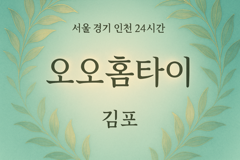 풍무동오오홈타이, 풍무동출장마사지, 김포홈타이, 24시방문마사지