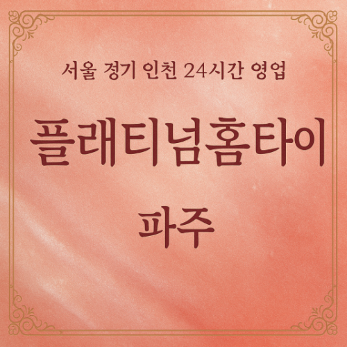 장단면플래티넘홈타이, 장단면출장마사지, 파주홈타이, 24시방문마사지