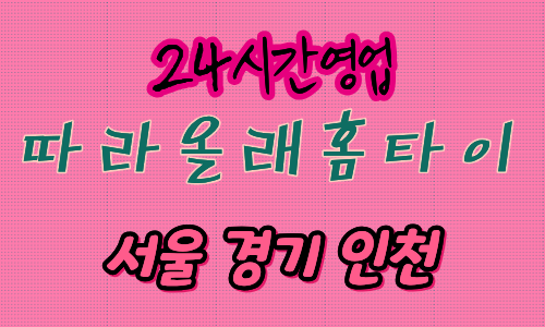 조치원읍 출장마사지- 따라올래홈타이
